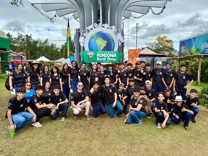 Alunos da Escola Francisca Duran participaram da Rondônia Rural Show