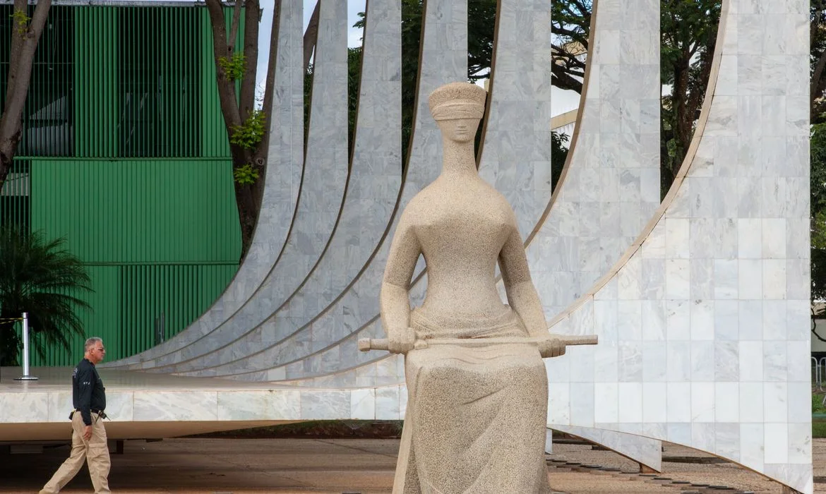 Fabio Rodrigues-Pozzebom/ Agência Brasil Brasília (DF) 11/04/2023 Fachada do palácio do Supremo Tribunal Federal (STF) Foto: Fabio Rodrigues-Pozzebom/ Agência Brasil