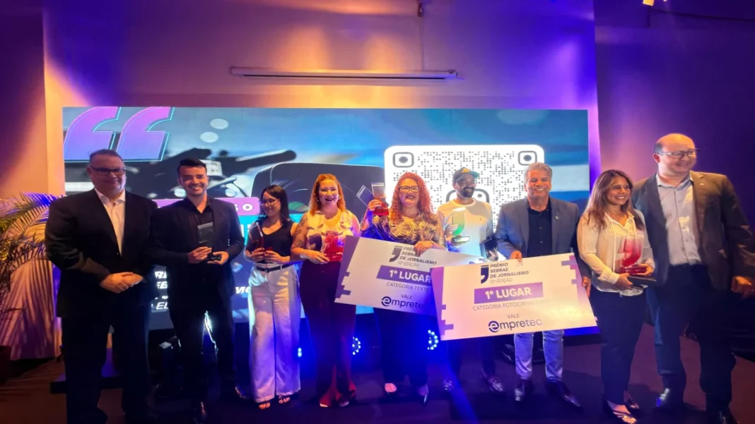 Jornalista Giliane Perin garante dois troféus para Tribuna Popular no Prêmio Sebrae de Jornalismo