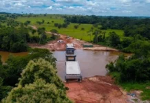Ponte sobre o Rio Pimenta Bueno avança e reforça infraestrutura estadual na RO-495, em Chupinguaia