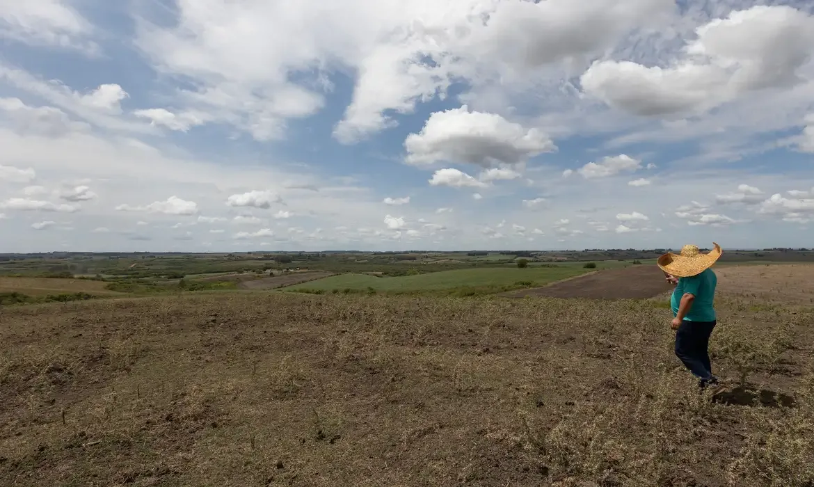 Bagé (RS), 23/02/2023 - Area de região afetada pela estiagem no Rio Grande do Sul. O governo federal deve oficializar medidas para enfrentamento da seca que atinge os municípios gaúchos. 