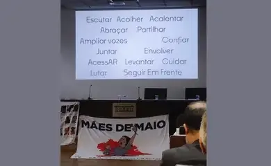 Brasília (DF), 08/05/2025 - Unifesp lança projeto de acolhida e formação política de mães de vítimas de violência do Estado.
Foto: Letycia Bond/Agência Brasil